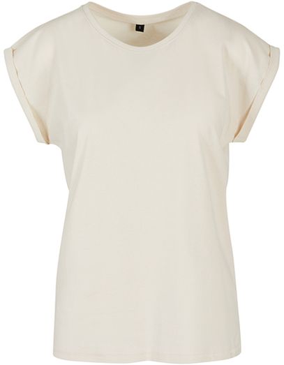 Ladies´ Extended Shoulder Tee - Sand