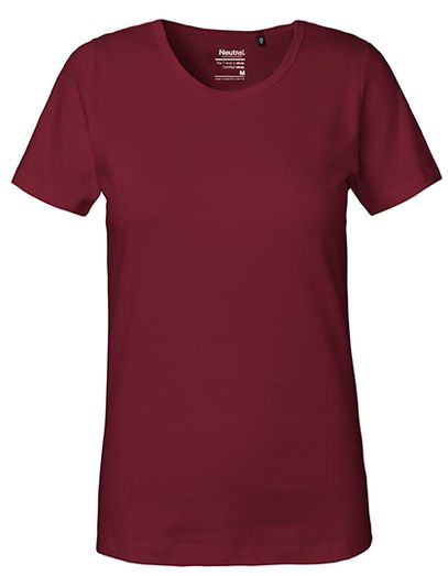 Ladies´ Interlock T-Shirt - Bordeaux