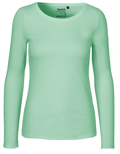 Ladies´ Long Sleeve T-Shirt - Dusty Mint