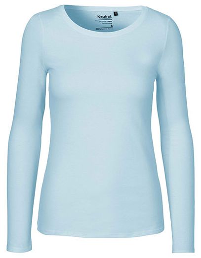 Ladies´ Long Sleeve T-Shirt - Light Blue