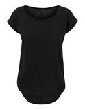 Ladies´ Long Slub Tee - Black