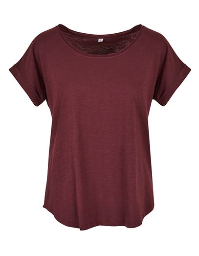 Ladies´ Long Slub Tee - Cherry