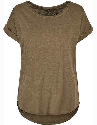 Ladies´ Long Slub Tee - Olive