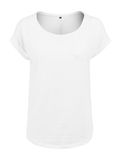 Ladies´ Long Slub Tee - White