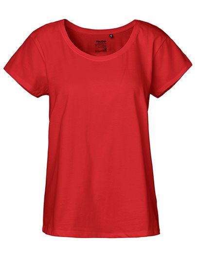 Ladies´ Loose Fit T-Shirt - Red