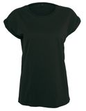 Ladies´ Organic Extended Shoulder Tee - Black