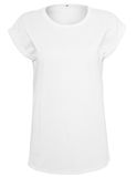 Ladies´ Organic Extended Shoulder Tee - White