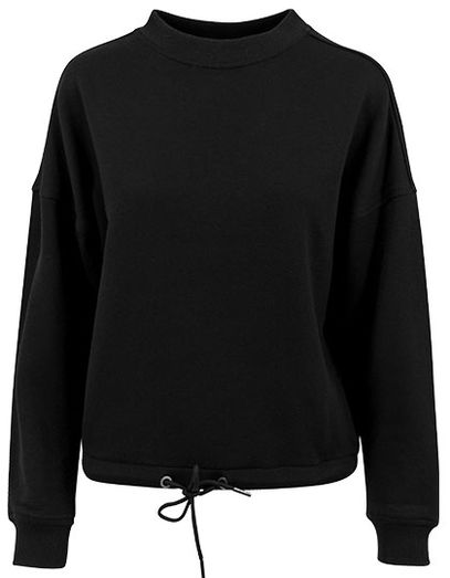 Ladies´ Oversize Crewneck - Black