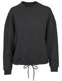 Ladies´ Oversize Crewneck - Charcoal (Heather)