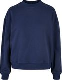 Ladies Oversized Crewneck Sweatshirt - Light Navy