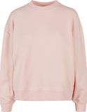 Ladies Oversized Crewneck Sweatshirt - Pink