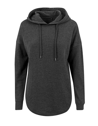 Ladies´ Oversized Hoody - Charcoal (Heather)