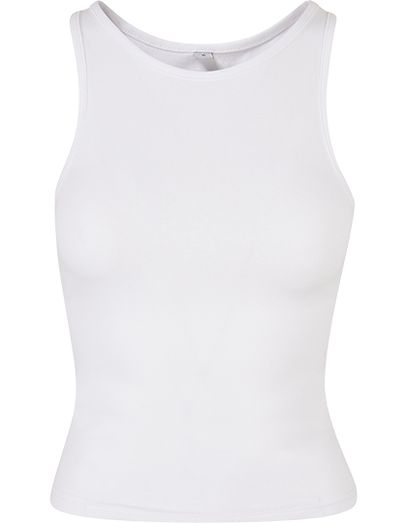 Ladies Racer Back Top - White