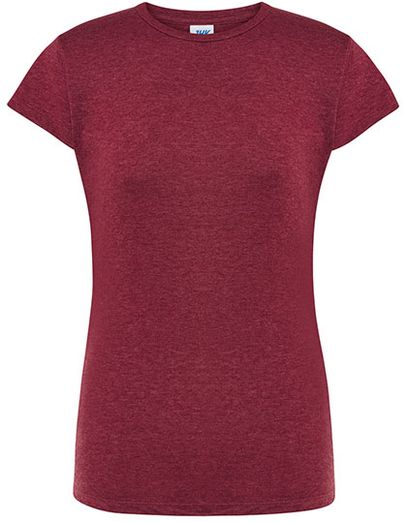 Ladies´ Regular Comfort T-Shirt - Burgundy Heather