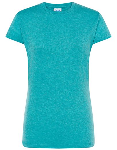 Ladies´ Regular Comfort T-Shirt - Turquoise Heather