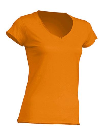 Ladies´ V-Neck Sicilia - Tangerine