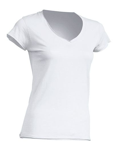 Ladies´ V-Neck Sicilia - White