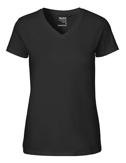 Ladies´ V-Neck T-Shirt - Black