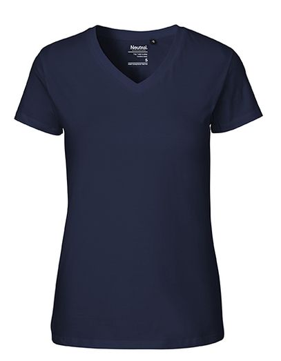 Ladies´ V-Neck T-Shirt - Navy