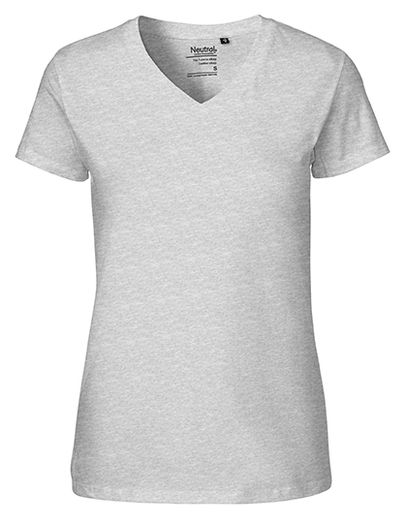 Ladies´ V-Neck T-Shirt - Sport Grey