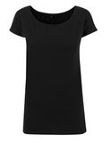 Ladies´ Wideneck Tee - Black