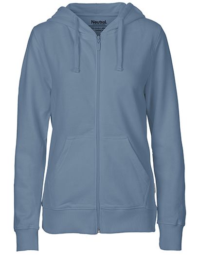 Ladies´ Zip Hoodie - Dusty Indigo