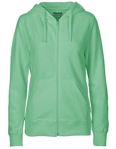 Ladies´ Zip Hoodie - Dusty Mint