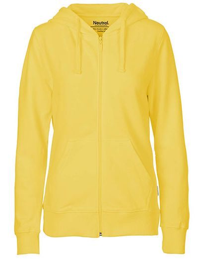 Ladies´ Zip Hoodie - Dusty Yellow