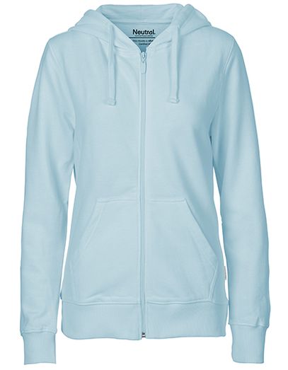 Ladies´ Zip Hoodie - Light Blue