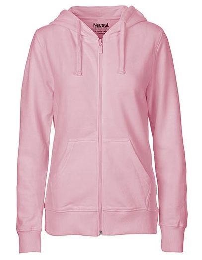 Ladies´ Zip Hoodie - Light Pink