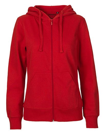 Ladies´ Zip Hoodie - Red