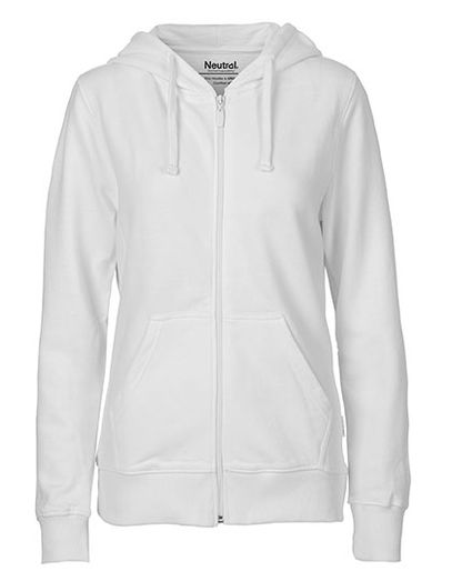 Ladies´ Zip Hoodie - White