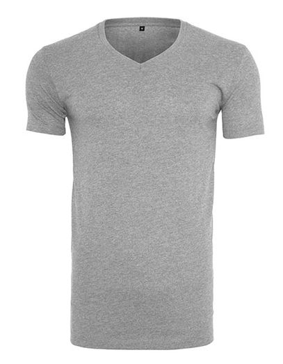 Light T-Shirt V-Neck - Heather Grey