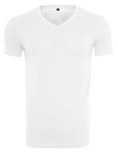 Light T-Shirt V-Neck - White