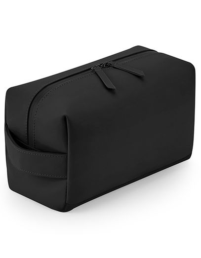 Matte PU Toiletry/ Accessory Case - Black