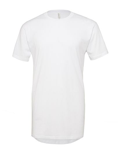 Men´s Long Body Urban Tee - White