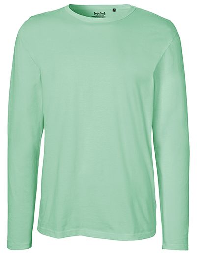 Men´s Long Sleeve T-Shirt - Dusty Mint