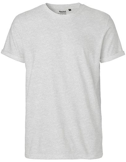 Men´s Roll Up Sleeve T-Shirt - Ash Grey