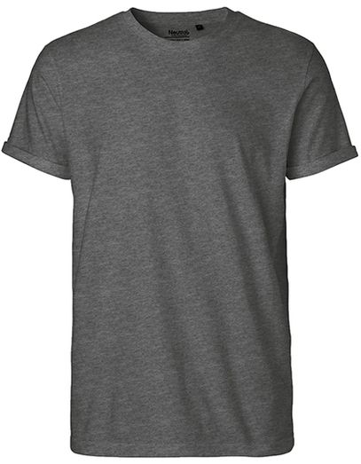 Men´s Roll Up Sleeve T-Shirt - Dark Heather