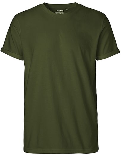 Men´s Roll Up Sleeve T-Shirt - Military