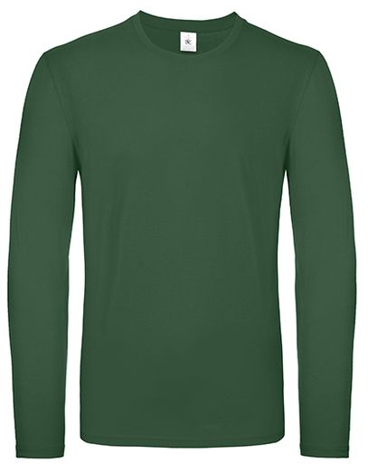 Men´s T-Shirt #E150 Long Sleeve - Bottle Green