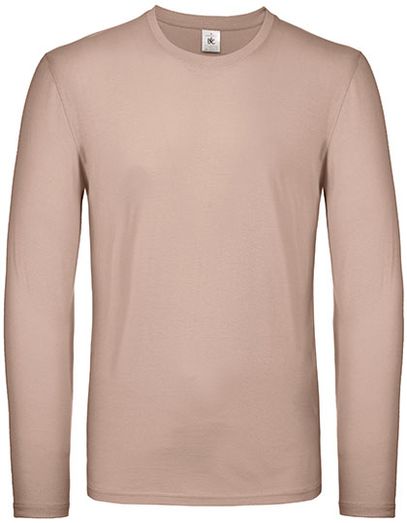 Men´s T-Shirt #E150 Long Sleeve - Millennial Pink