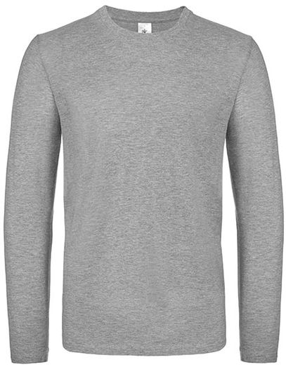 Men´s T-Shirt #E150 Long Sleeve - Sport Grey (Heather)