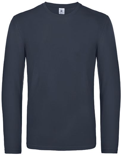 Men´s T-Shirt #E190 Long Sleeve - Navy