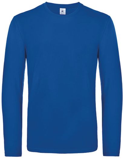 Men´s T-Shirt #E190 Long Sleeve - Royal Blue