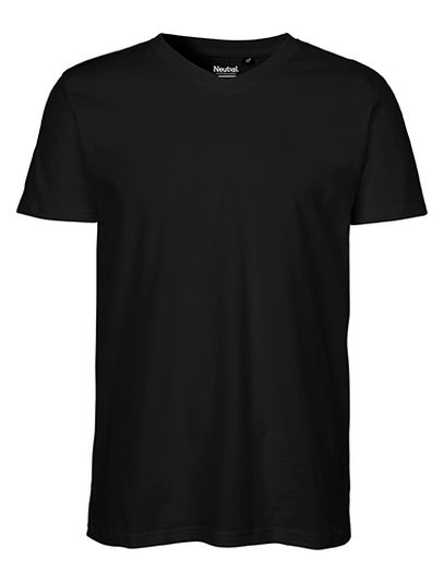 Men´s V-Neck T-Shirt - Black