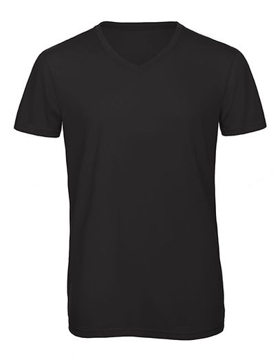 Men´s V-Neck Triblend T-Shirt - Black