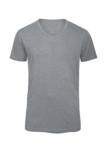 Men´s V-Neck Triblend T-Shirt - Heather Light Grey