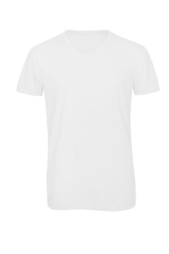 Men´s V-Neck Triblend T-Shirt - White