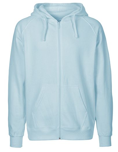 Men´s Zip Hoodie - Light Blue